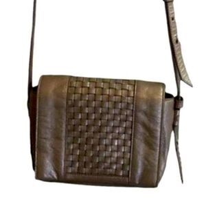 Cole Haan Metallic‎ Leather Mini Crossbody